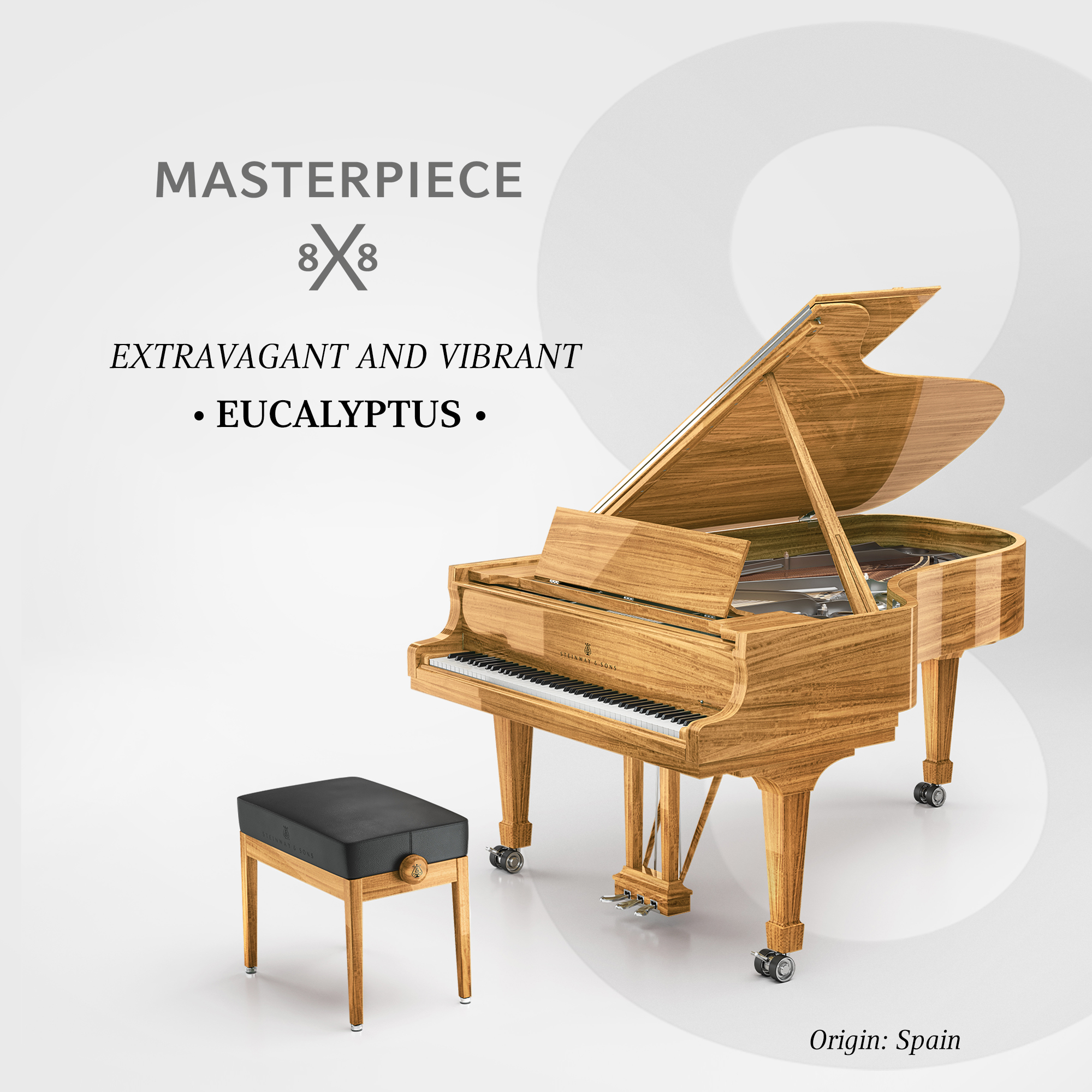 Steinway 8x8 Eucalyptus