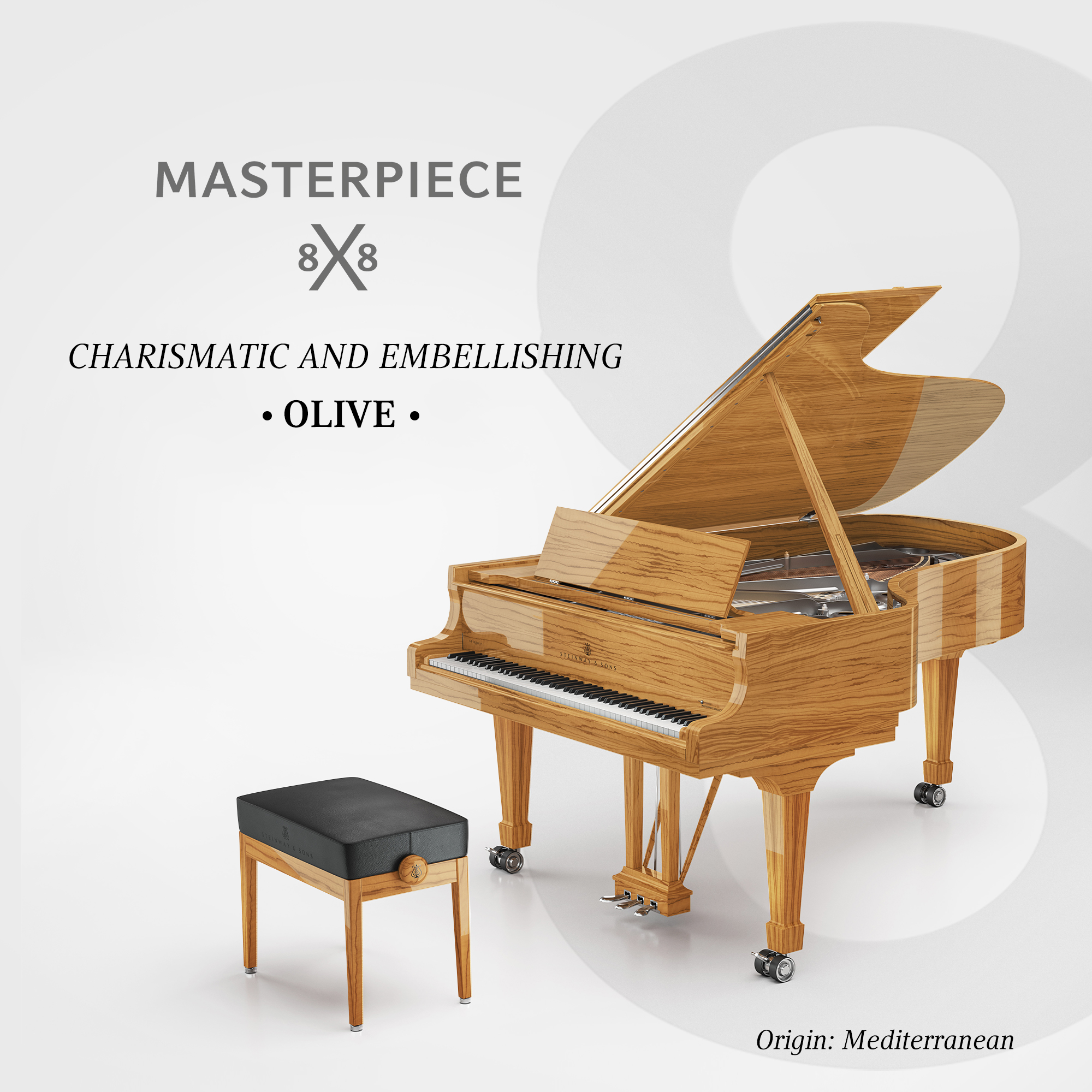 Steinway 8x8 Olive